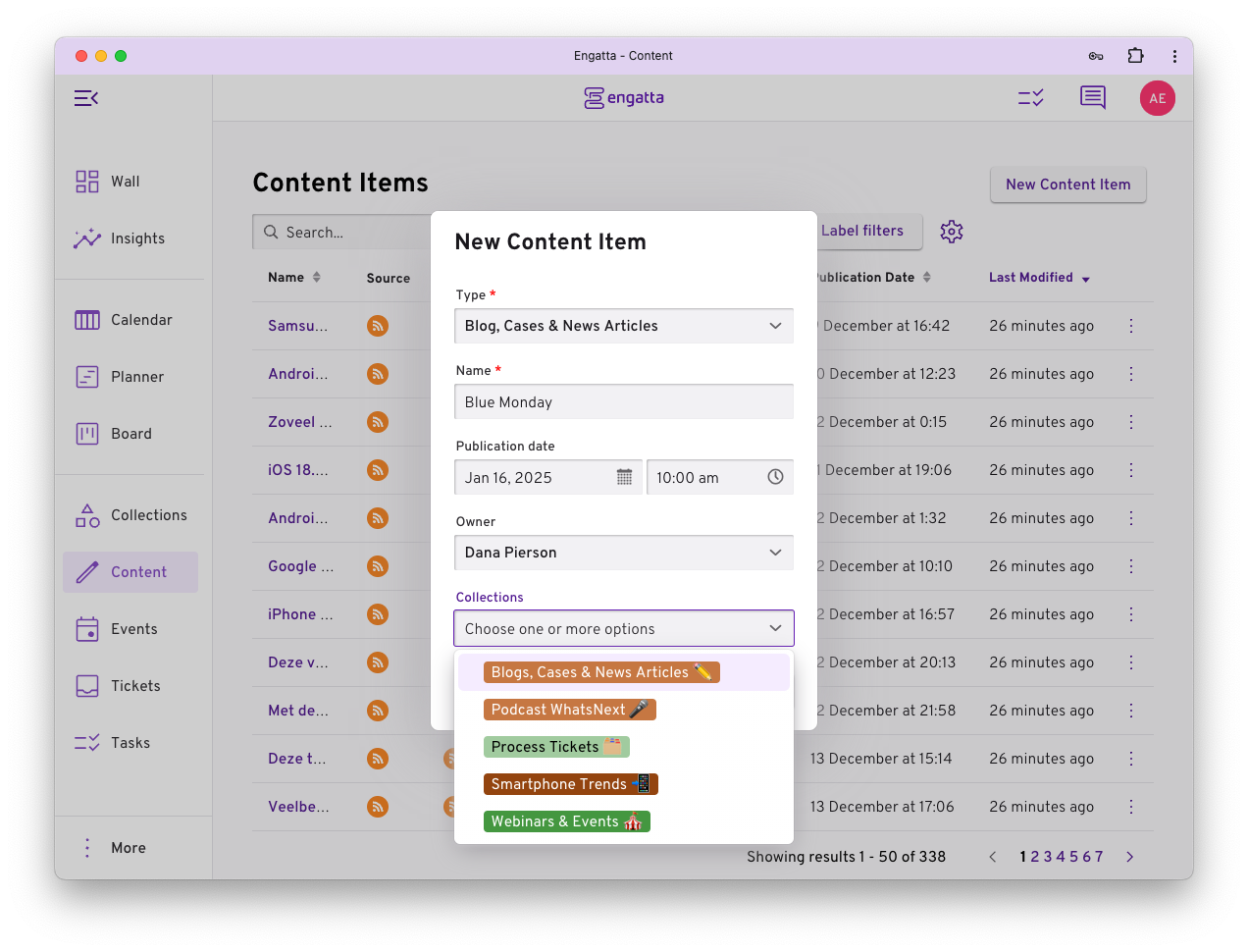 Engatta 15 Coloured Labels Collections