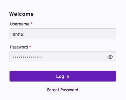 Choosing your password right away in Engatta